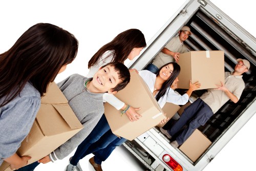 Commercial moving team planning a business relocation in Wandsworth