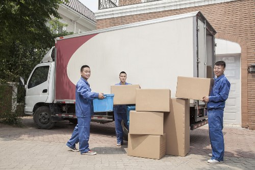 Wandsworth Movers team carefully protecting belongings during a safe house move