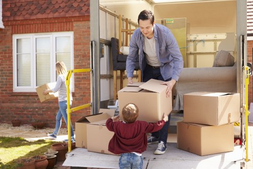 Packing fragile household items for a move in Wandsworth