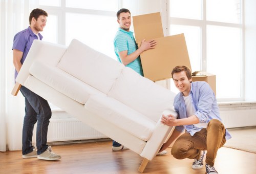 Professional removals team helping with a move in Wandsworth