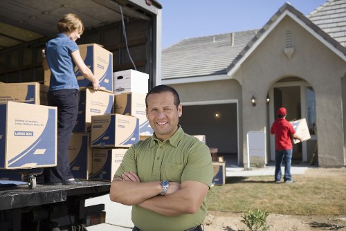 Local movers transporting office items for a short-notice move in Wandsworth