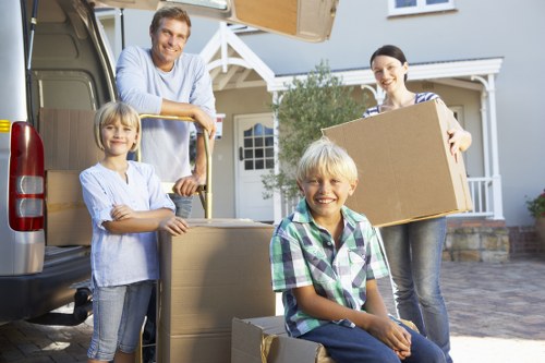 Business relocation team preparing an office move in Wandsworth