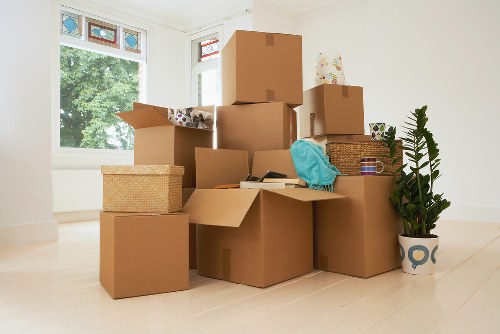 Local packing team preparing items for relocation in Wandsworth